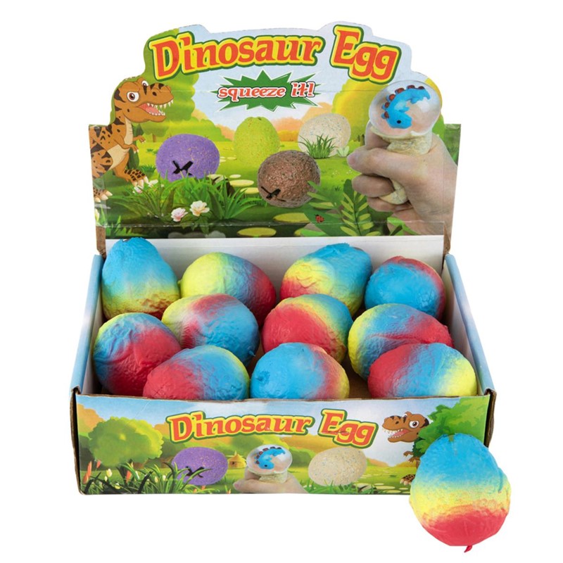 Squishy Pop out dinosaur egg Quantities of 12