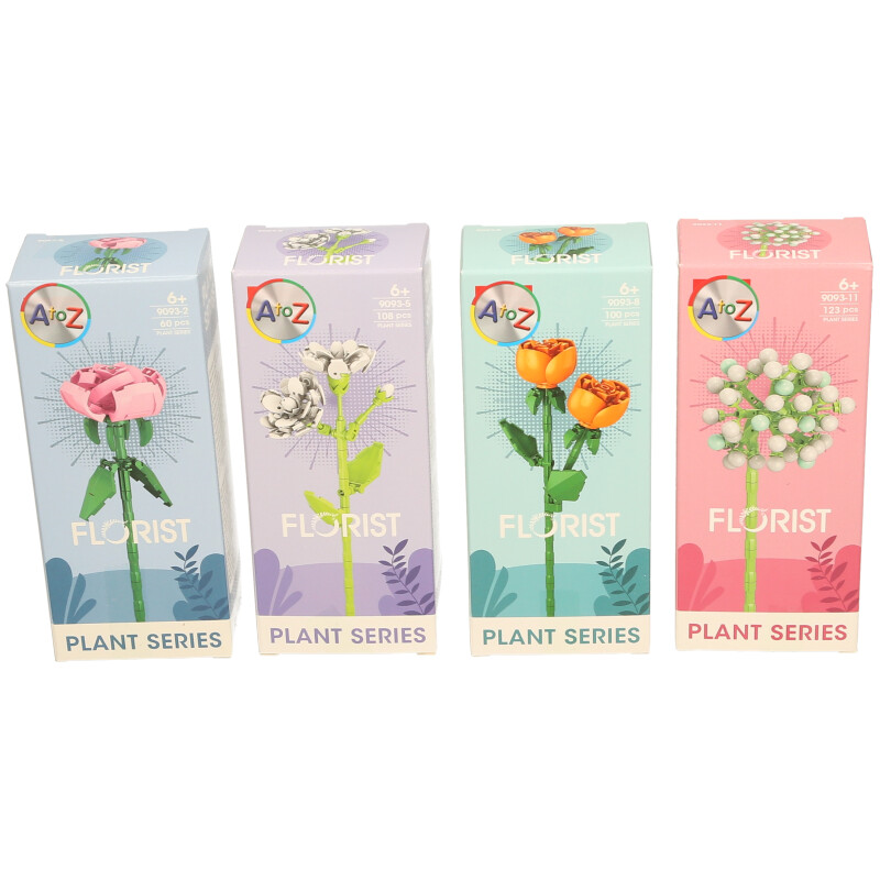Florist Flowers Building Blocks - Quantities of 12 Wholesale