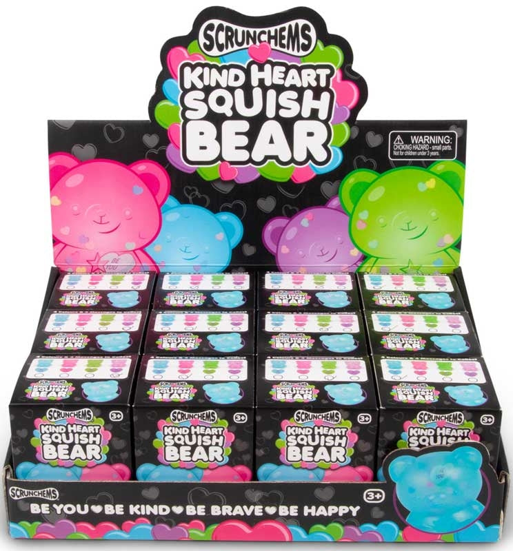 Scrunchems Kind Hear Squish Bear Quantities of 12