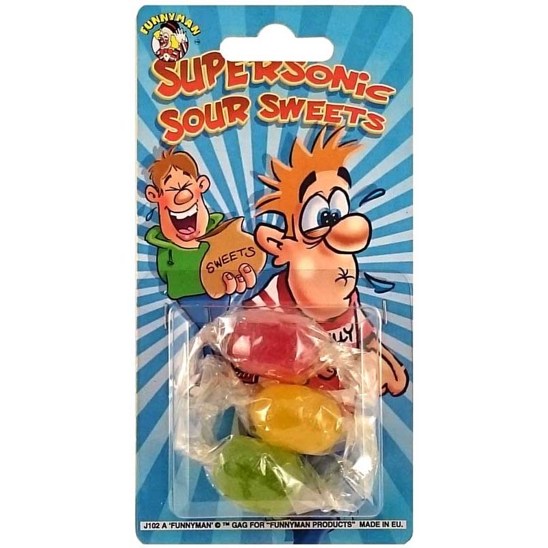 Supersonic Sour Sweets Quantities of 12 Wholesale