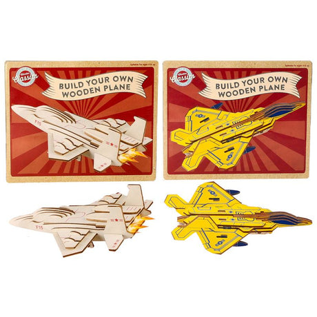 Build Your Own Wooden Plane Quantities of 24 Wholesale