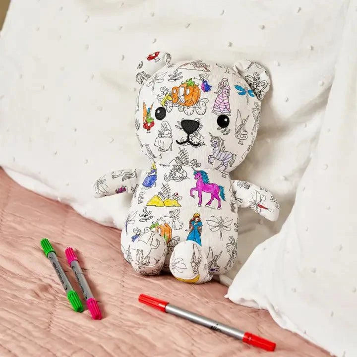 Colour in Fairytale Artie Bear - TC Toys