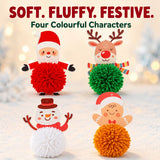 Christmas Pom Pom Wool Kit Quantities of 12