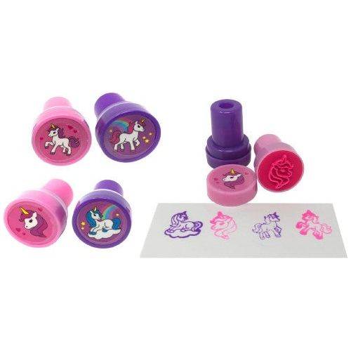 Unicorn Stamp set with colorful designs for crafts and cards.