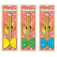 Diabolo set with 40cm wooden sticks in vibrant colors for juggling.