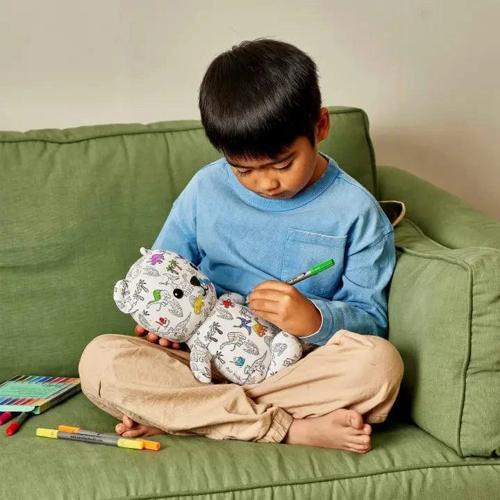 Colour in Dinosaur Artie Bear - TC Toys
