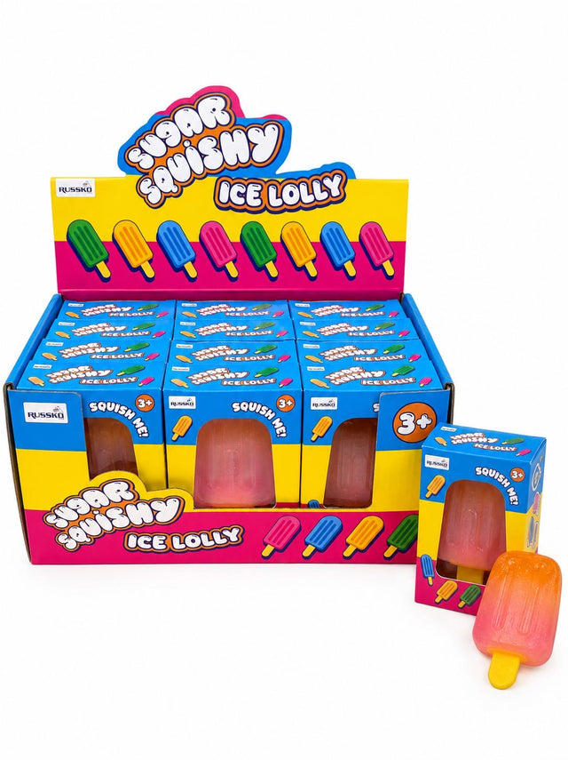 Sugar Squishy Ice Lolly Quantities of 12 Wholesale