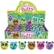 Animal Face Putty 6.5CM quantities of 24 Wholesale