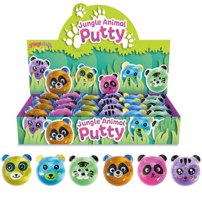 Animal Face Putty 6.5CM quantities of 24 Wholesale