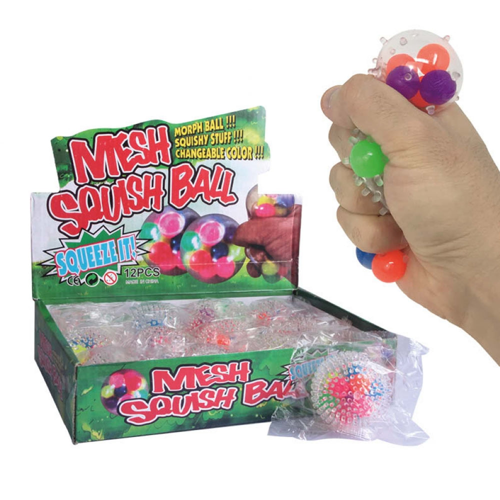 Spikey Squishy Gel Ball 6cm Quantities of 12 Wholesale