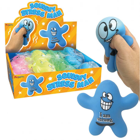 Squishy Stress Man 10cm Quantities of 12 Wholesale