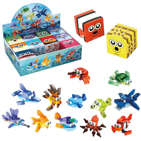 Sealife Brick Kit for creative aquatic adventures with buildable sea creatures.