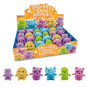 Squishy Sand Animals 5cm Quantities of 24 Wholesale
