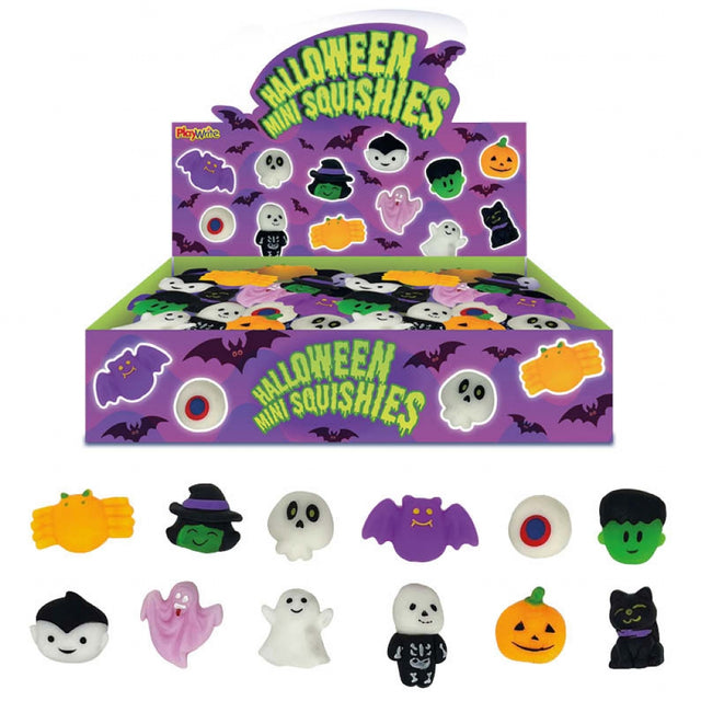 Halloween Mini Squishies 5cm Quantities of 48 Wholesale