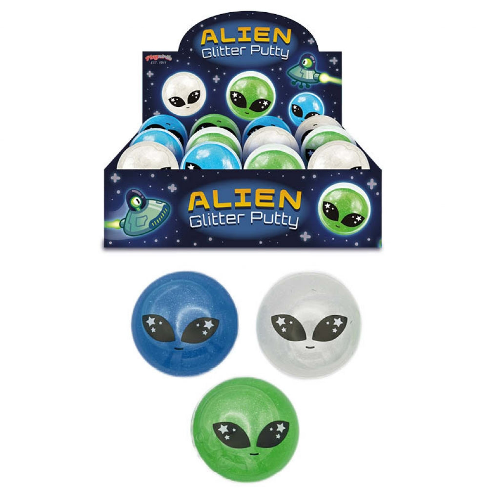 Alien Glitter Putty Quantities of 12