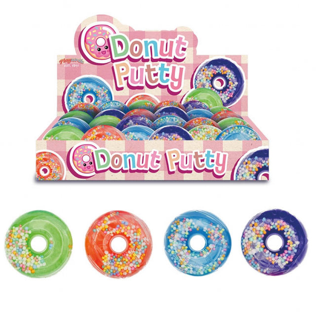 Donut Confetti Putty Quantities of 24 Wholesale