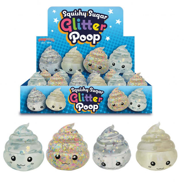 Squishy Glitter Maltose Poo Quantities of 12 Wholesale