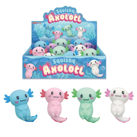 Squishy Axolotl Quantities of 12 Wholesale