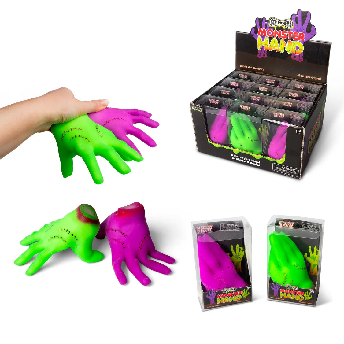 Scrunchems Monster Hand Quantities of 12