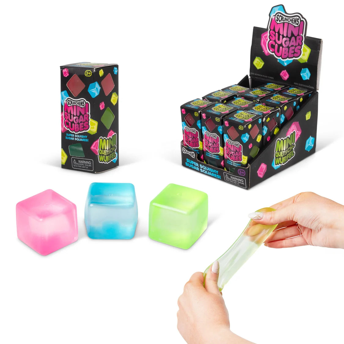 Scrunchems 3 Pack Mini Sugar Cubes Quantities of 12
