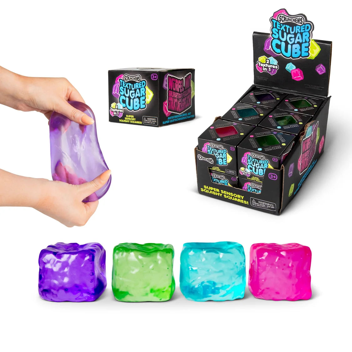 Scrunchems Textured Sugar Cube Quantities of 12