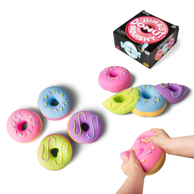 Scrunchems Jumbo Squishy Donut Quantities of 6 Wholesale