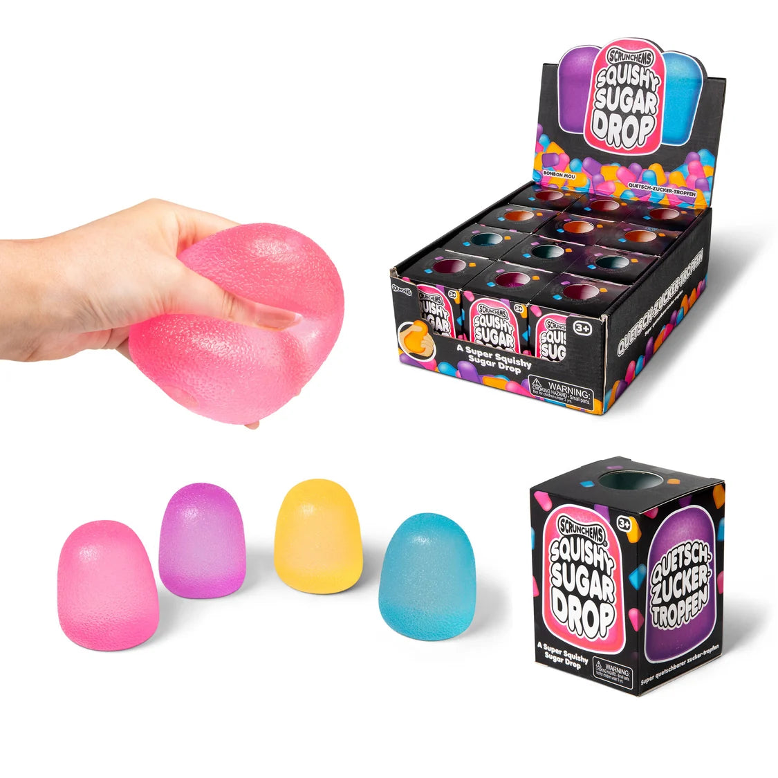 Scrunchems Squishy Sugar Drop Quantities of 12