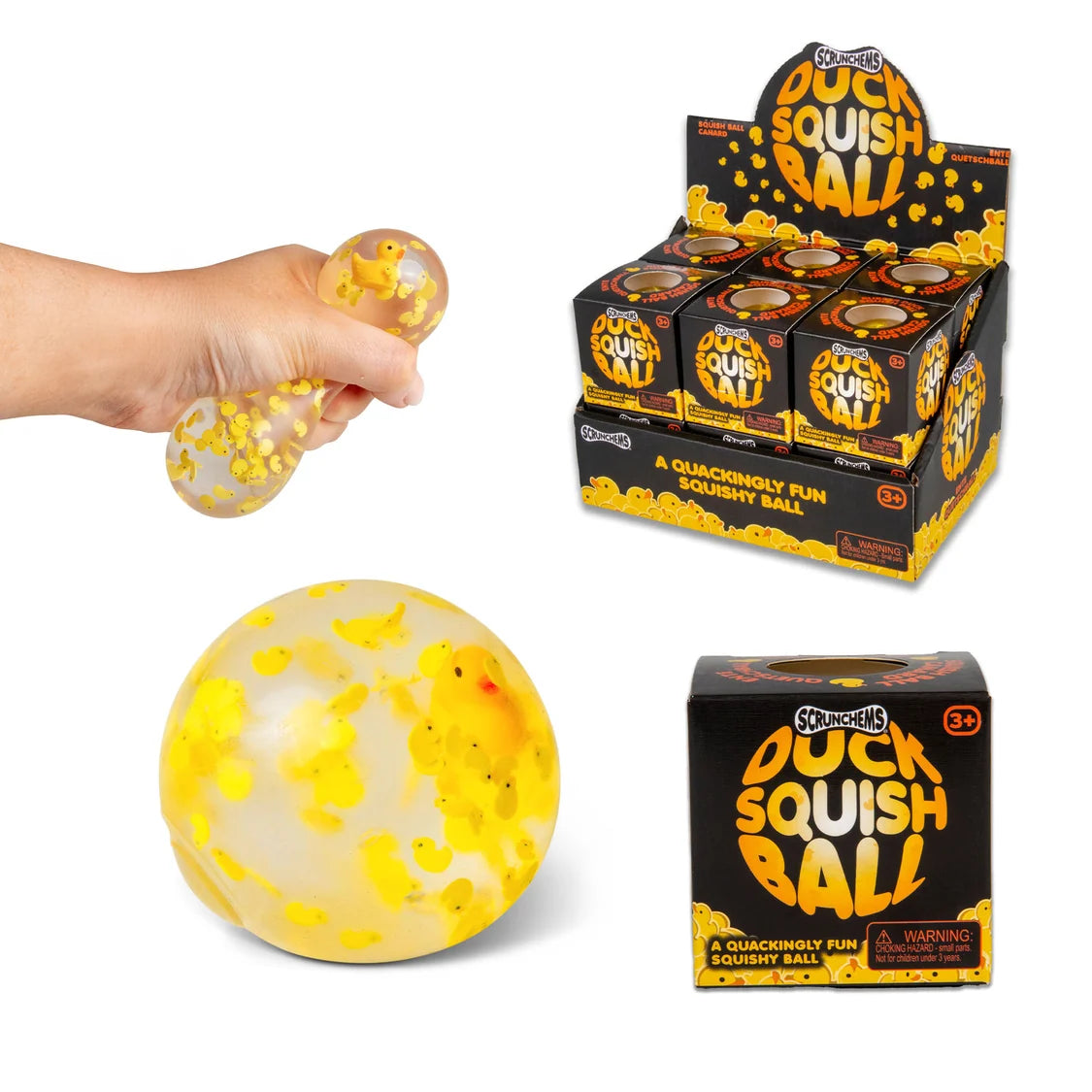 Scrunchems Duck Squish Ball Quantities of 12
