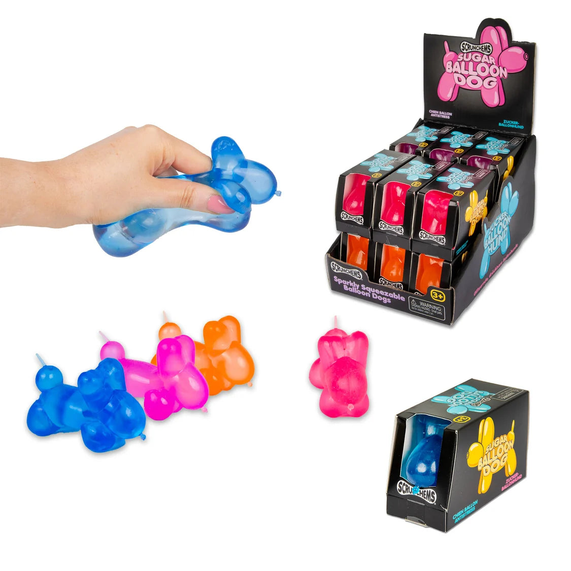 Scrunchems Sugar Balloon Dog Quantities of 12