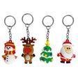 Christmas 3D Keyrings 7cm Quantities of 12 Wholesale