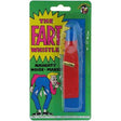 Fart Whistle packaging with colorful design, naughty noise maker. Great stocking filler.