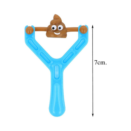 Poo Slingshot Toy with 2 Flying Poo Bullets Wholesale