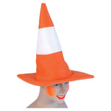 Adults Orange Road Traffic Cone Hat Funny Stag Night Fan... - TC Toys