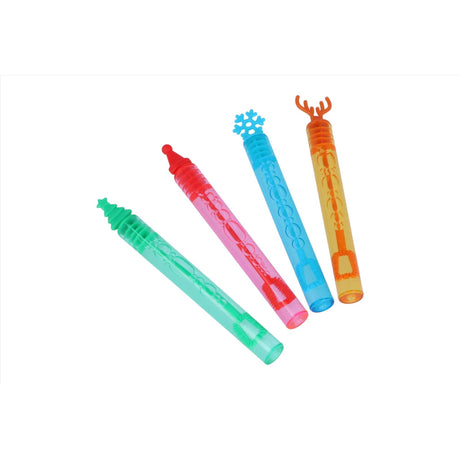 Christmas Bubble Tubes with Wand Wholesale