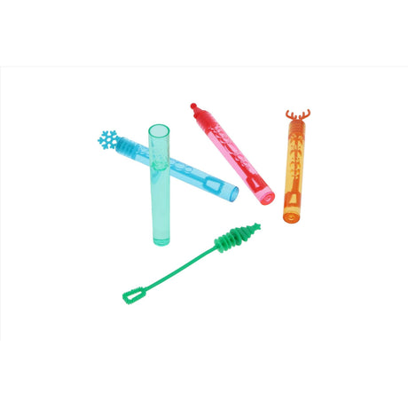 Christmas Bubble Tubes with Wand Wholesale