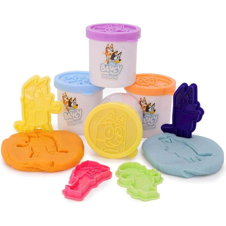 10 Piece Bluey Dough Activity Play Set - TC Toys