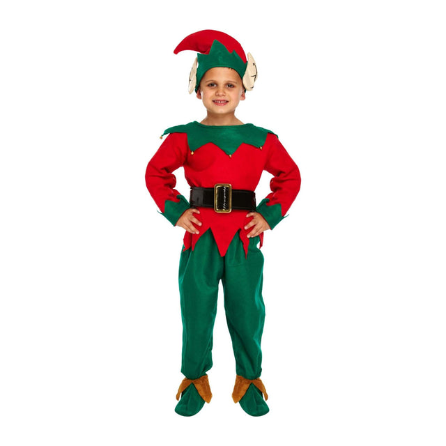 Children's Christmas Elf fancy dress costume for ages 4-6.