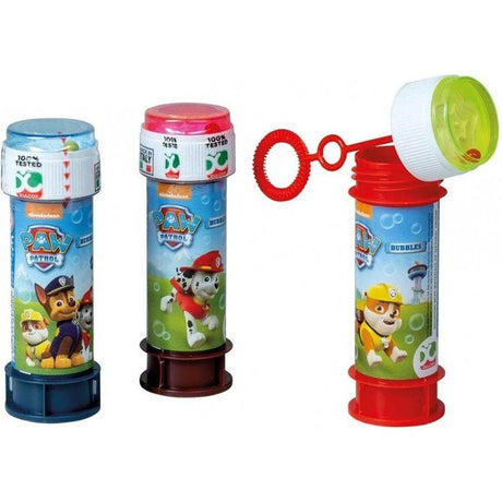 Paw Patrol Bubble Tube - Pack of 36 (60ml) Wholesale