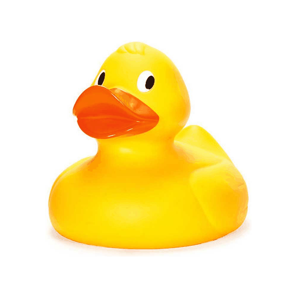 Tobar Giant Duck Bath Toy, large yellow rubber duck.