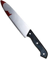 Bleeding Scream Mask With Bloody Plastic Knife Halloween Fancy Dress Costume