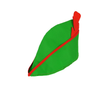 Adult Robin Hood Hat with Red Feather Quantities of 10 Wholesale