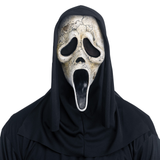 Fun World Scream VI aged Ghost Face mask with hood for ages 14 and up