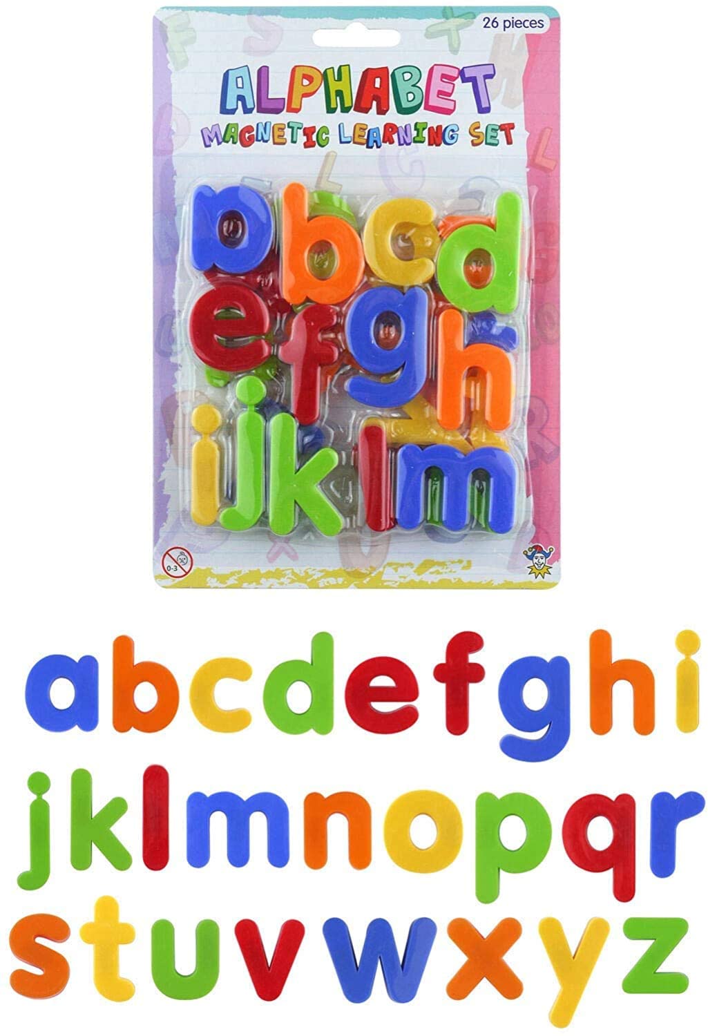 26 Piece Magnetic Letters - Perfect for Educational Toys, Fridge Magnets and Spelling