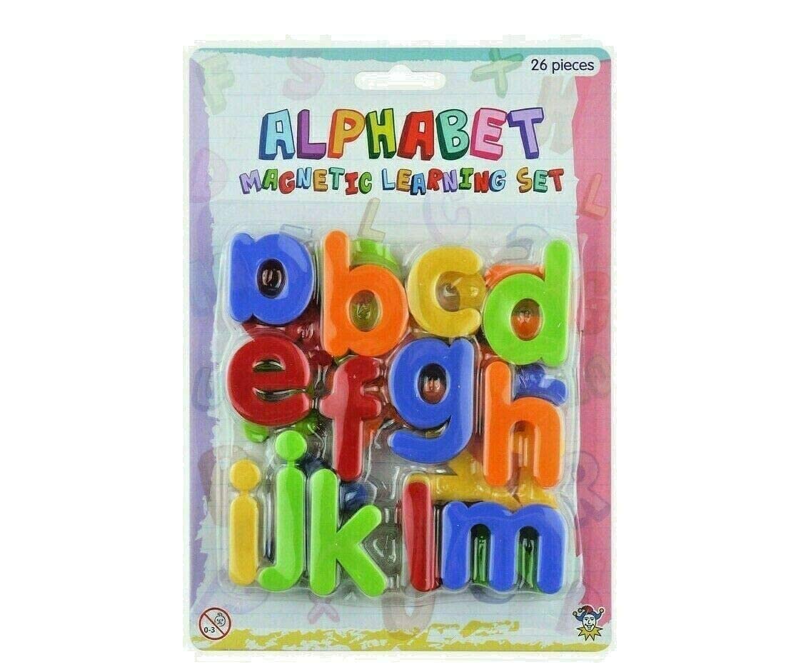 26 Piece Magnetic Letters - Perfect for Educational Toys, Fridge Magnets and Spelling