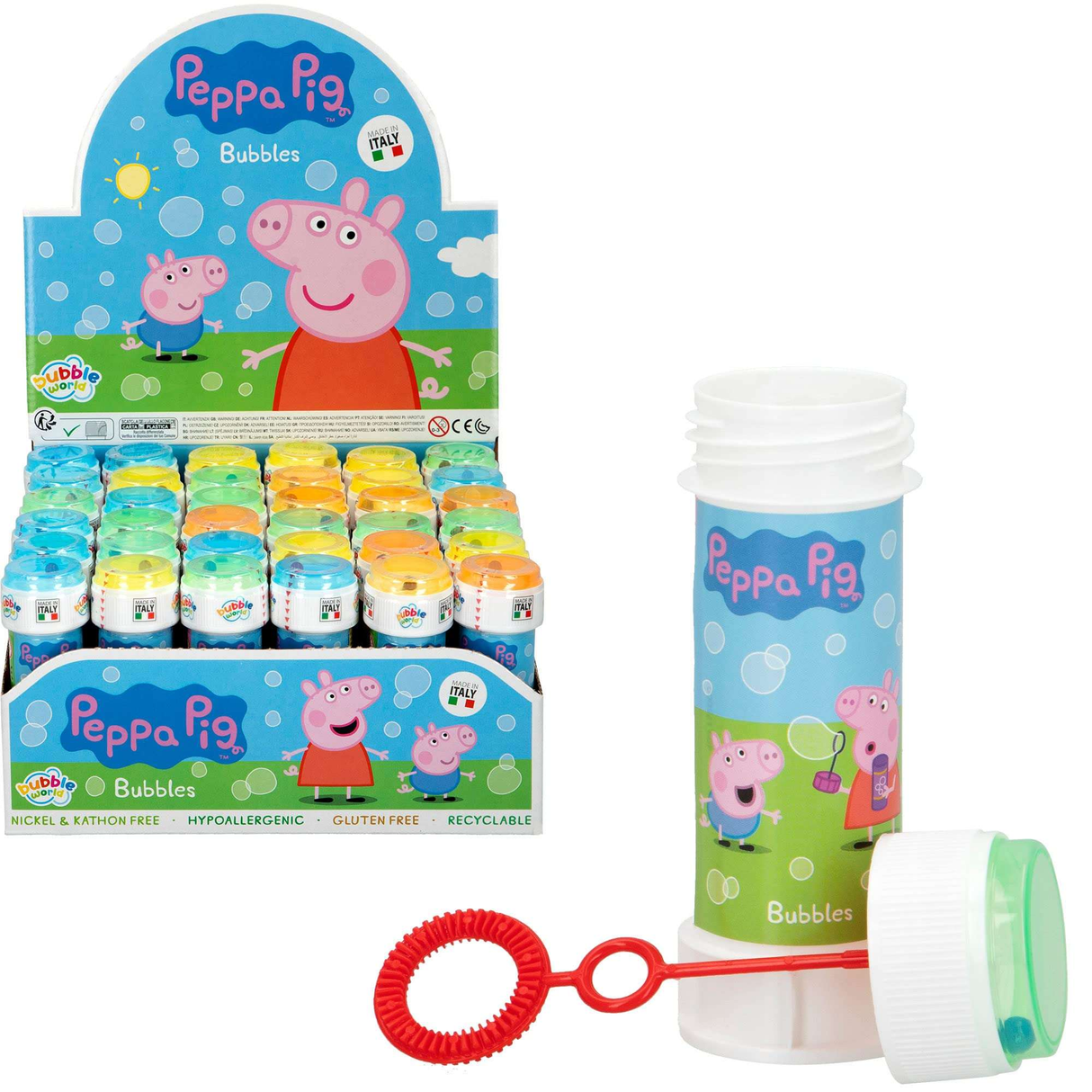 Peppa Pig 60 Millilitre Bubbles wholesale box of 36