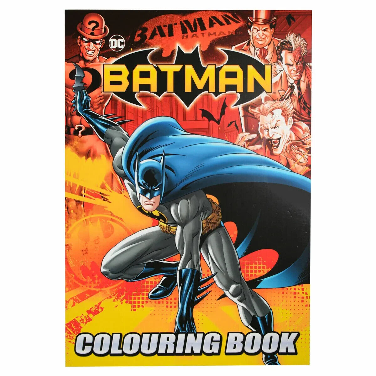 Batman Colouring Book 3448 For Kids Children with 30 Pictures To Colour Ages 3+