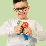 Heroes of Goo Jit Zu Deep Goo Sea Tyro Double Goo Pack. Stretchy, Squishy 6.5-Inch Tyro Figure With 2 In 1 Goo Power And Claw Pop Attack Weapon.