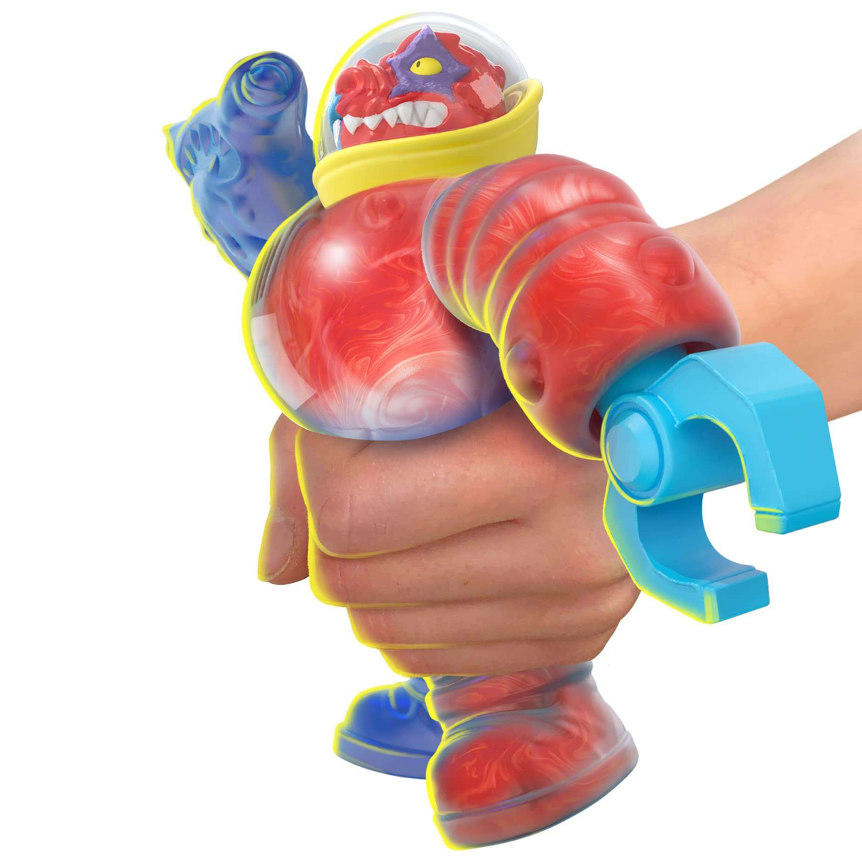 Heroes of Goo Jit Zu Deep Goo Sea Tyro Double Goo Pack. Stretchy, Squishy 6.5-Inch Tyro Figure With 2 In 1 Goo Power And Claw Pop Attack Weapon.
