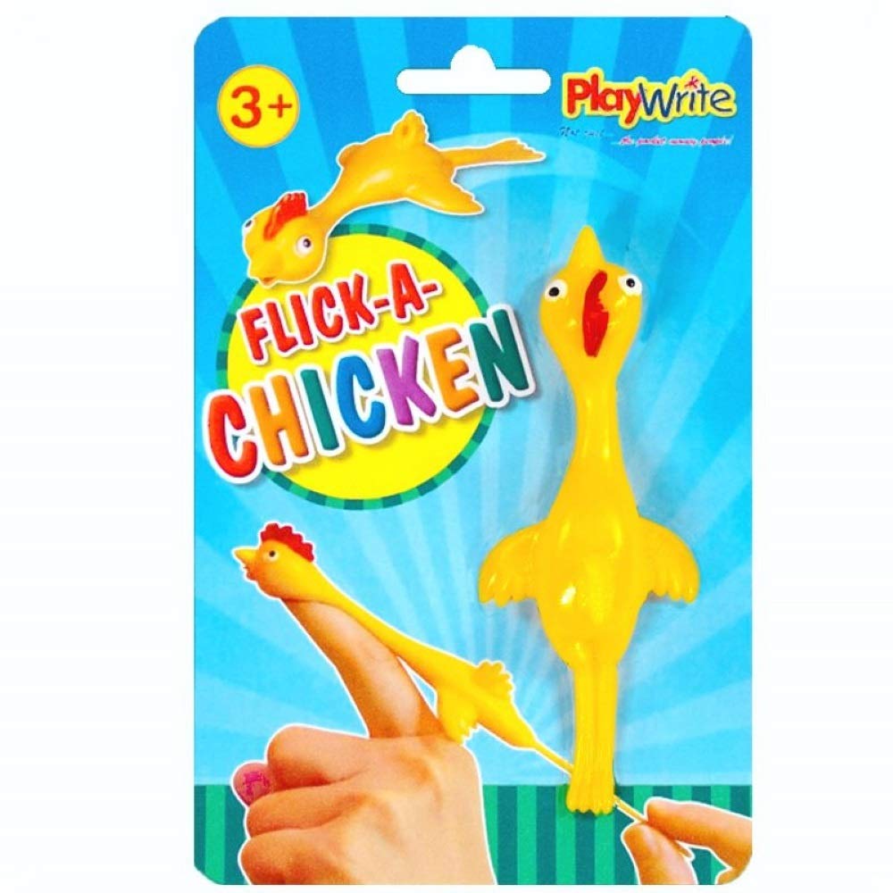 Playwrite Flick A Chicken Novelty Catapult Party Bag Toy Pinata Fillers