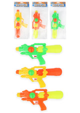 Single Drencher Neon Water Gun in 3 colours 31cm Water Pistols Kids Toys Summer Fun Paddling Pool Beach Soaker Outdoor Game Party Favour Loot Bag Fillers for Boys and Girls